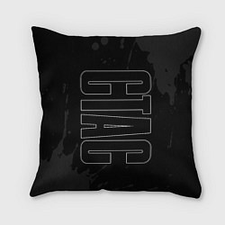 Подушка квадратная Стас Вертикальный, цвет: 3D-принт