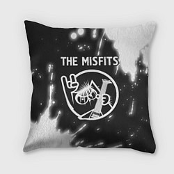 Подушка квадратная The Misfits КОТ Краска, цвет: 3D-принт