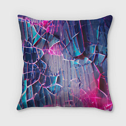 Подушка квадратная Осколки стекла, цвет: 3D-принт