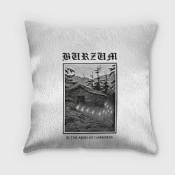 Подушка квадратная In the arms of darkness - Burzum, цвет: 3D-принт