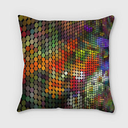 Подушка квадратная Диско шар, цвет: 3D-принт