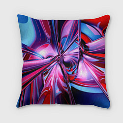 Подушка квадратная Авангардная футуристическая композиция Абстракция, цвет: 3D-принт
