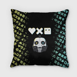 Подушка квадратная Love, Death and Robots Pattern, цвет: 3D-принт