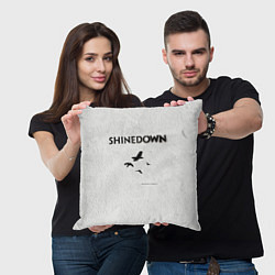 Подушка квадратная The Sound of Madness - Shinedown, цвет: 3D-принт — фото 2