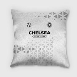 Подушка квадратная Chelsea Champions Униформа, цвет: 3D-принт