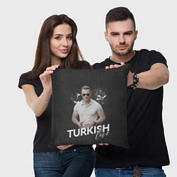 Подушка квадратная Turkish Love Serkan, цвет: 3D-принт — фото 2