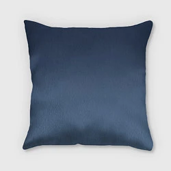 Подушка квадратная Gradient Dark Blue, цвет: 3D-принт