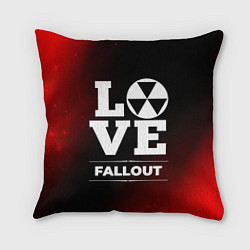 Подушка квадратная Fallout Love Классика, цвет: 3D-принт