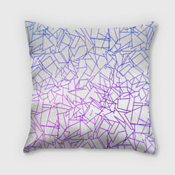 Подушка квадратная Geometric Distortion, цвет: 3D-принт