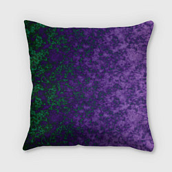 Подушка квадратная Marble texture purple green color, цвет: 3D-принт