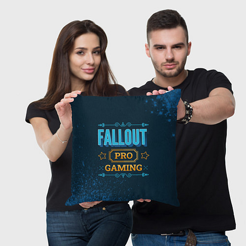 Подушка квадратная Игра Fallout: PRO Gaming / 3D-принт – фото 3