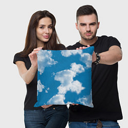 Подушка квадратная Небо в облаках, цвет: 3D-принт — фото 2