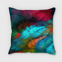 Подушка квадратная Colorful Explosion, цвет: 3D-принт