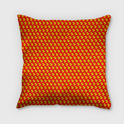 Подушка квадратная Ути ути-пути Красный, цвет: 3D-принт