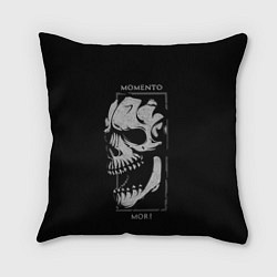 Подушка квадратная MOMENTO MORI - SKULL, цвет: 3D-принт