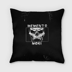 Подушка квадратная SKULL - MOMENTO MORI, цвет: 3D-принт