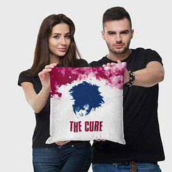 Подушка квадратная Роберт Смит The Cure, цвет: 3D-принт — фото 2