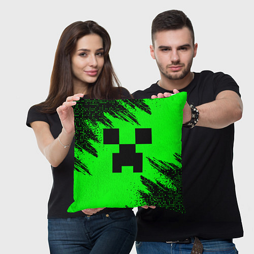 Подушка квадратная Minecraft squares / 3D-принт – фото 3