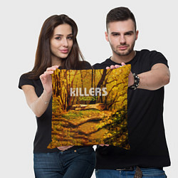 Подушка квадратная Sawdust - The Killers, цвет: 3D-принт — фото 2