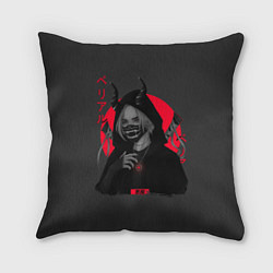 Подушка квадратная Devil girl аниме, цвет: 3D-принт