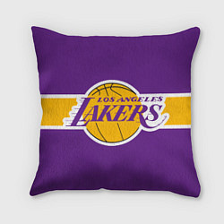 Подушка квадратная LA Lakers NBA, цвет: 3D-принт