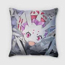 Подушка квадратная Грозная Кумоко, цвет: 3D-принт