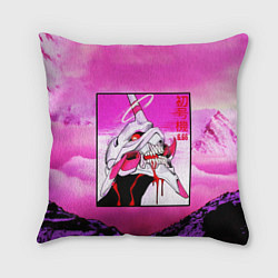 Подушка квадратная Neon Genesis Evangelion: Eva 01, цвет: 3D-принт