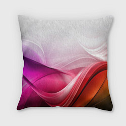 Подушка квадратная Кремовый дизайн, цвет: 3D-принт
