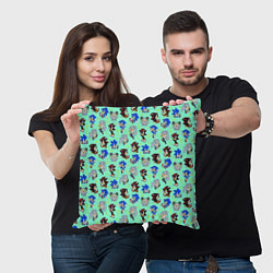 Подушка квадратная Ежик Соник и его друзья, цвет: 3D-принт — фото 2