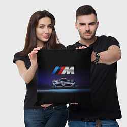 Подушка квадратная BMW M Performance Motorsport, цвет: 3D-принт — фото 2