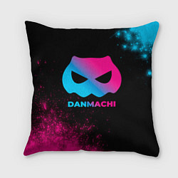 Подушка квадратная DanMachi - neon gradient, цвет: 3D-принт