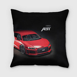 Подушка квадратная Audi quattro ABT autotuning, цвет: 3D-принт