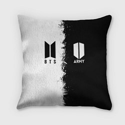 Подушка квадратная BTS - Двойной цвет, цвет: 3D-принт