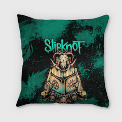 Подушка квадратная Slipknot баран, цвет: 3D-принт