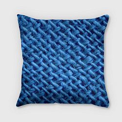 Подушка квадратная Грубая вязка - Fashion 2099, цвет: 3D-принт