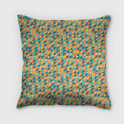 Подушка квадратная Абстрактный мозаичный узор, цвет: 3D-принт