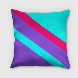 Подушка квадратная Аля восьмидесятые FIRM, цвет: 3D-принт