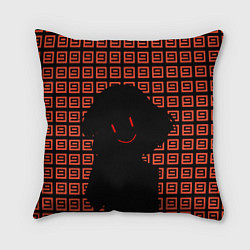Подушка квадратная Undertale - Frisk smile, цвет: 3D-принт