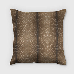 Подушка квадратная Текстура шкуры пятнистого оленя, цвет: 3D-принт