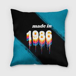 Подушка квадратная Made in 1986: liquid art, цвет: 3D-принт