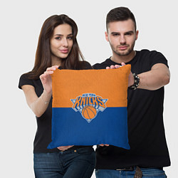 Подушка квадратная Нью-Йорк Никс НБА, цвет: 3D-принт — фото 2