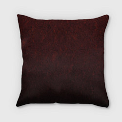Подушка квадратная Бордо, цвет: 3D-принт