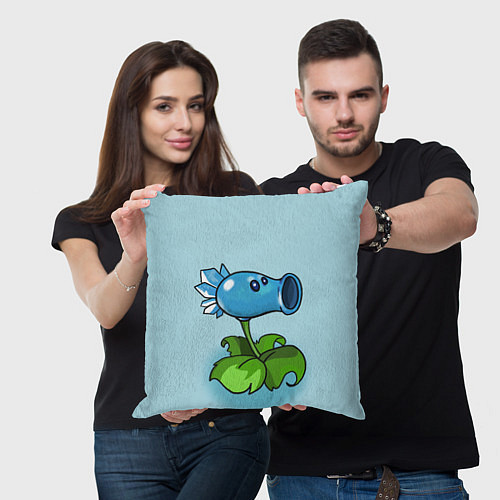 Подушка квадратная Горохострел / 3D-принт – фото 3