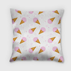 Подушка квадратная Мороженое в жаркий день