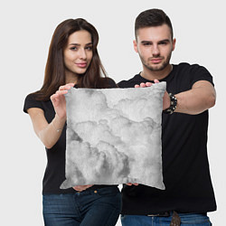 Подушка квадратная Пористые облака, цвет: 3D-принт — фото 2