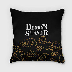Подушка квадратная Demon Slayer anime clouds, цвет: 3D-принт