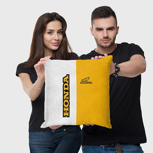 Подушка квадратная Honda sign / 3D-принт – фото 3