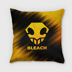 Подушка квадратная Bleach - gold gradient, цвет: 3D-принт