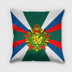 Подушка квадратная Пограничные войска России, цвет: 3D-принт
