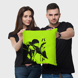 Подушка квадратная Mash Burnedead, цвет: 3D-принт — фото 2